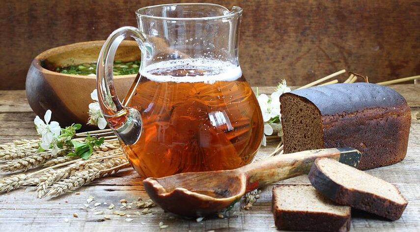 បោះបង់ kvass លើរបបអាហារប្រូតេអ៊ីន